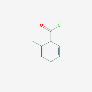 molecular formula C8H9ClO B053794 2-Methylcyclohexa-2,5-diene-1-carbonyl chloride CAS No. 123862-86-2