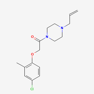 molecular formula C16H21ClN2O2 B5379426 1-allyl-4-[(4-chloro-2-methylphenoxy)acetyl]piperazine 