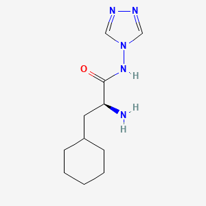 3-cyclohexyl-N~1~-4H-1,2,4-triazol-4-yl-L-alaninamide hydrochloride