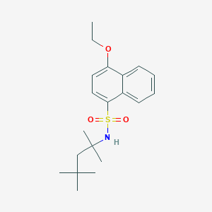 4-ethoxy-N-(1,1,3,3-tetramethylbutyl)-1-naphthalenesulfonamide