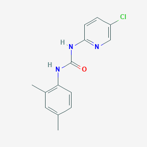 molecular formula C14H14ClN3O B5379476 N-(5-chloro-2-pyridinyl)-N'-(2,4-dimethylphenyl)urea 