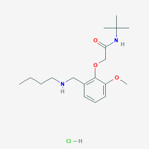 N-(tert-butyl)-2-{2-[(butylamino)methyl]-6-methoxyphenoxy}acetamide hydrochloride