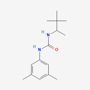 molecular formula C15H24N2O B5379508 N-(3,5-dimethylphenyl)-N'-(1,2,2-trimethylpropyl)urea 