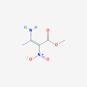 B053797 Methyl 2-nitro-3-aminocrotonate CAS No. 120697-14-5