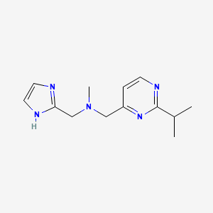 molecular formula C13H19N5 B5379838 (1H-imidazol-2-ylmethyl)[(2-isopropylpyrimidin-4-yl)methyl]methylamine 