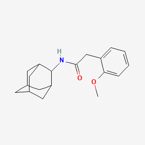 molecular formula C19H25NO2 B5379845 N-2-adamantyl-2-(2-methoxyphenyl)acetamide 