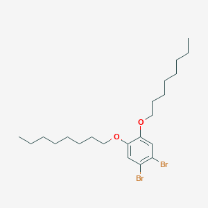 molecular formula C22H36Br2O2 B053800 1,2-Dibromo-4,5-bis(octyloxy)benzene CAS No. 118132-04-0