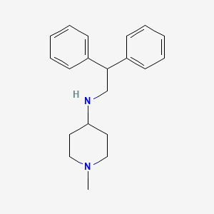 molecular formula C20H26N2 B5380286 N-(2,2-diphenylethyl)-1-methyl-4-piperidinamine 