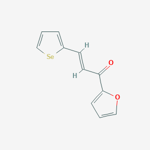 molecular formula C11H8O2Se B5380412 1-(2-furyl)-3-(2-selenophenyl)-2-propen-1-one 