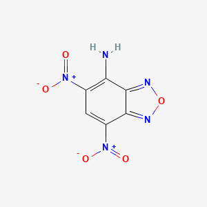 molecular formula C6H3N5O5 B5380583 5,7-dinitro-2,1,3-benzoxadiazol-4-amine 