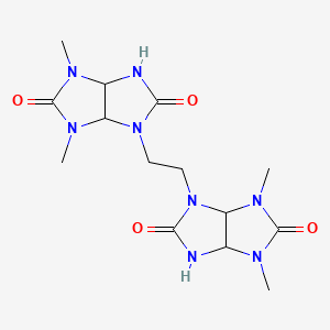 molecular formula C14H22N8O4 B5380651 1,1'-(1,2-ethanediyl)bis(4,6-dimethyltetrahydroimidazo[4,5-d]imidazole-2,5(1H,3H)-dione) 
