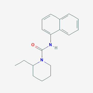 molecular formula C18H22N2O B5380788 2-ethyl-N-1-naphthyl-1-piperidinecarboxamide CAS No. 853334-34-6