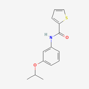 molecular formula C14H15NO2S B5380886 N-(3-isopropoxyphenyl)-2-thiophenecarboxamide 