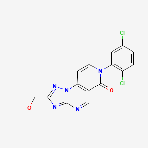molecular formula C16H11Cl2N5O2 B5381140 7-(2,5-dichlorophenyl)-2-(methoxymethyl)pyrido[3,4-e][1,2,4]triazolo[1,5-a]pyrimidin-6(7H)-one 