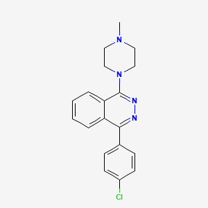 molecular formula C19H19ClN4 B5381143 1-(4-chlorophenyl)-4-(4-methyl-1-piperazinyl)phthalazine 