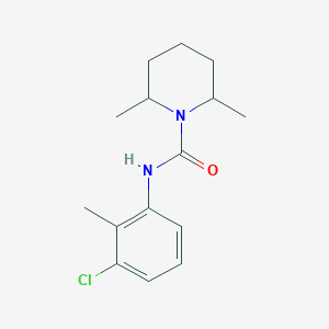 molecular formula C15H21ClN2O B5381281 N-(3-chloro-2-methylphenyl)-2,6-dimethyl-1-piperidinecarboxamide 
