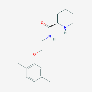 molecular formula C16H24N2O2 B5381369 (2S)-N-[2-(2,5-dimethylphenoxy)ethyl]piperidine-2-carboxamide 