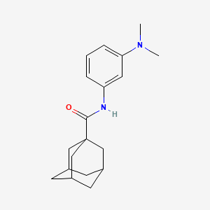 molecular formula C19H26N2O B5381605 N-[3-(dimethylamino)phenyl]-1-adamantanecarboxamide 