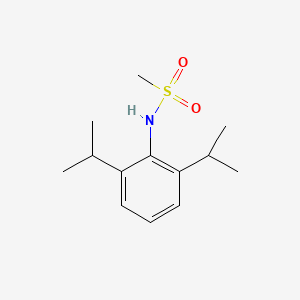 molecular formula C13H21NO2S B5381762 N-(2,6-二异丙基苯基)甲磺酰胺 CAS No. 71270-63-8