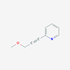 B053819 2-(3-Methoxyprop-1-YN-1-YL)pyridine CAS No. 113985-43-6
