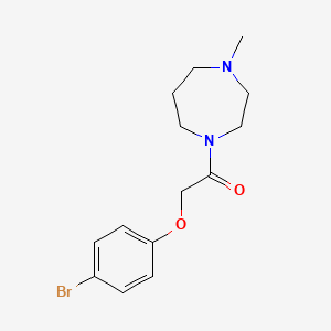 1-[(4-bromophenoxy)acetyl]-4-methyl-1,4-diazepane