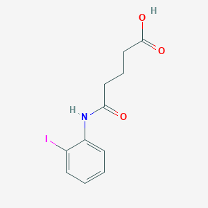 5-[(2-iodophenyl)amino]-5-oxopentanoic acid