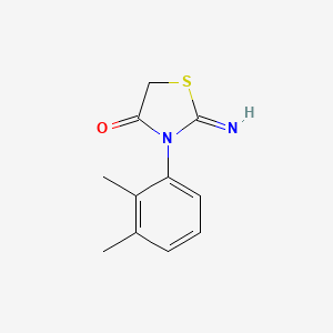 molecular formula C11H12N2OS B5382003 3-(2,3-dimethylphenyl)-2-imino-1,3-thiazolidin-4-one 