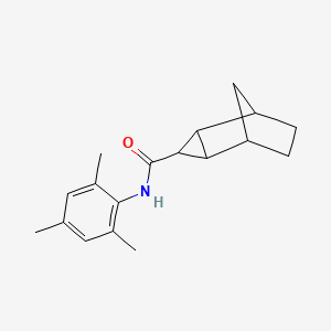molecular formula C18H23NO B5382211 N-mesityltricyclo[3.2.1.0~2,4~]octane-3-carboxamide 
