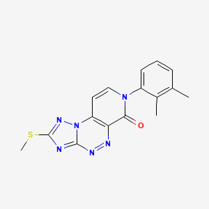 7-(2,3-dimethylphenyl)-2-(methylsulfanyl)pyrido[4,3-e][1,2,4]triazolo[5,1-c][1,2,4]triazin-6(7H)-one