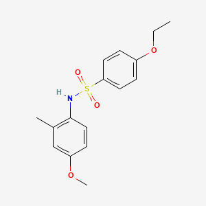 4-ethoxy-N-(4-methoxy-2-methylphenyl)benzenesulfonamide
