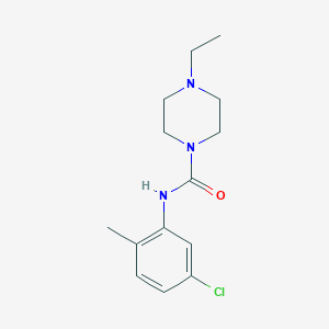 N-(5-chloro-2-methylphenyl)-4-ethylpiperazine-1-carboxamide