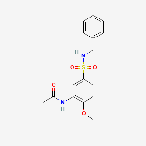 N-[5-(benzylsulfamoyl)-2-ethoxyphenyl]acetamide