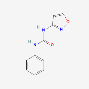 molecular formula C10H9N3O2 B5382440 1-(Isoxazol-3-yl)-3-phenylurea CAS No. 55807-72-2