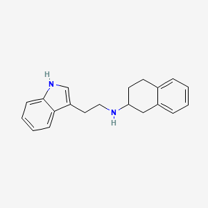 N-[2-(1H-indol-3-yl)ethyl]-1,2,3,4-tetrahydro-2-naphthalenamine