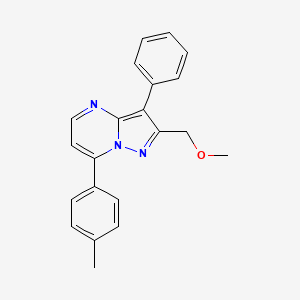 2-(methoxymethyl)-7-(4-methylphenyl)-3-phenylpyrazolo[1,5-a]pyrimidine