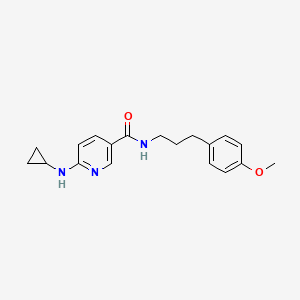 6-(cyclopropylamino)-N-[3-(4-methoxyphenyl)propyl]nicotinamide