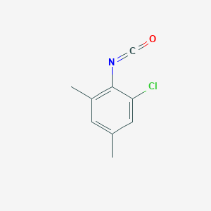 molecular formula C9H8ClNO B053826 2-氯-4,6-二甲基苯异氰酸酯 CAS No. 124421-12-1