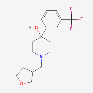 1-(tetrahydro-3-furanylmethyl)-4-[3-(trifluoromethyl)phenyl]-4-piperidinol