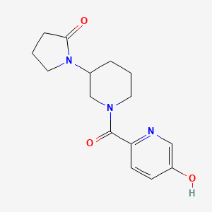 1-{1-[(5-hydroxypyridin-2-yl)carbonyl]piperidin-3-yl}pyrrolidin-2-one