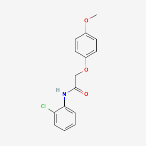 molecular formula C15H14ClNO3 B5382729 N-(2-chlorophenyl)-2-(4-methoxyphenoxy)acetamide 