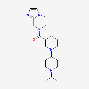 1'-isopropyl-N-methyl-N-[(1-methyl-1H-imidazol-2-yl)methyl]-1,4'-bipiperidine-3-carboxamide