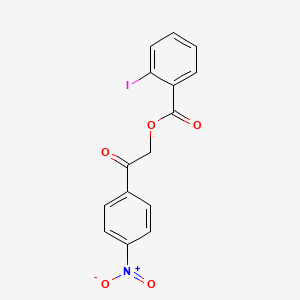 2-(4-nitrophenyl)-2-oxoethyl 2-iodobenzoate