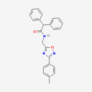 N-{[3-(4-methylphenyl)-1,2,4-oxadiazol-5-yl]methyl}-2,2-diphenylacetamide