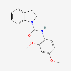 molecular formula C17H18N2O3 B5383058 N-(2,4-dimethoxyphenyl)-1-indolinecarboxamide 