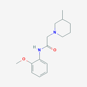 N-(2-methoxyphenyl)-2-(3-methylpiperidin-1-yl)acetamide