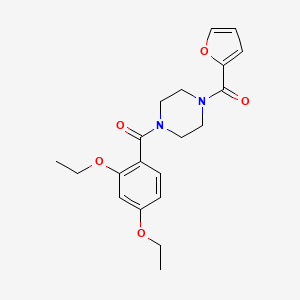 1-(2,4-diethoxybenzoyl)-4-(2-furoyl)piperazine