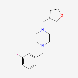 1-(3-fluorobenzyl)-4-(tetrahydro-3-furanylmethyl)piperazine