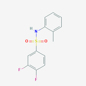 3,4-difluoro-N-(2-methylphenyl)benzenesulfonamide