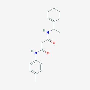 N-(1-cyclohex-1-en-1-ylethyl)-N'-(4-methylphenyl)malonamide