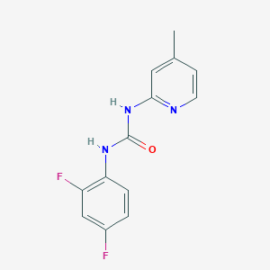 1-(2,4-Difluorophenyl)-3-(4-methylpyridin-2-yl)urea